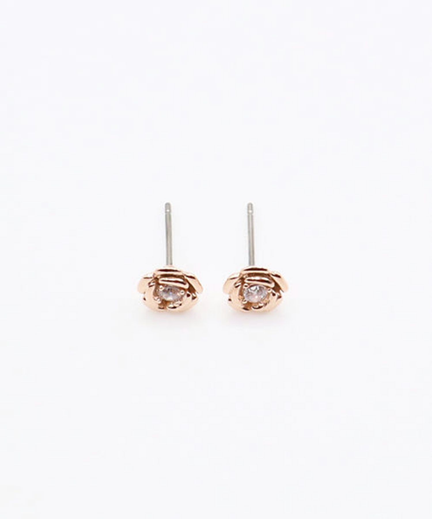 プチローズチタンポストピアス