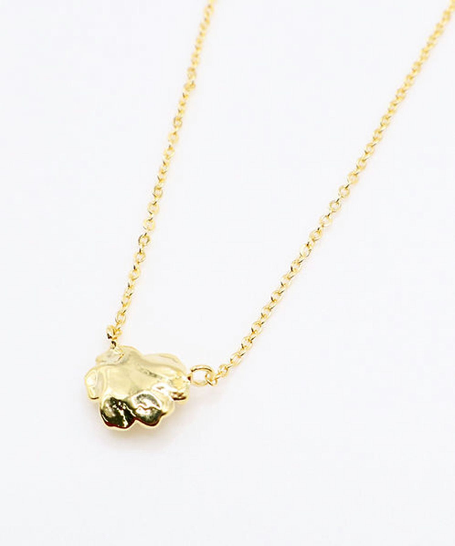 メタルフラワーネックレス1