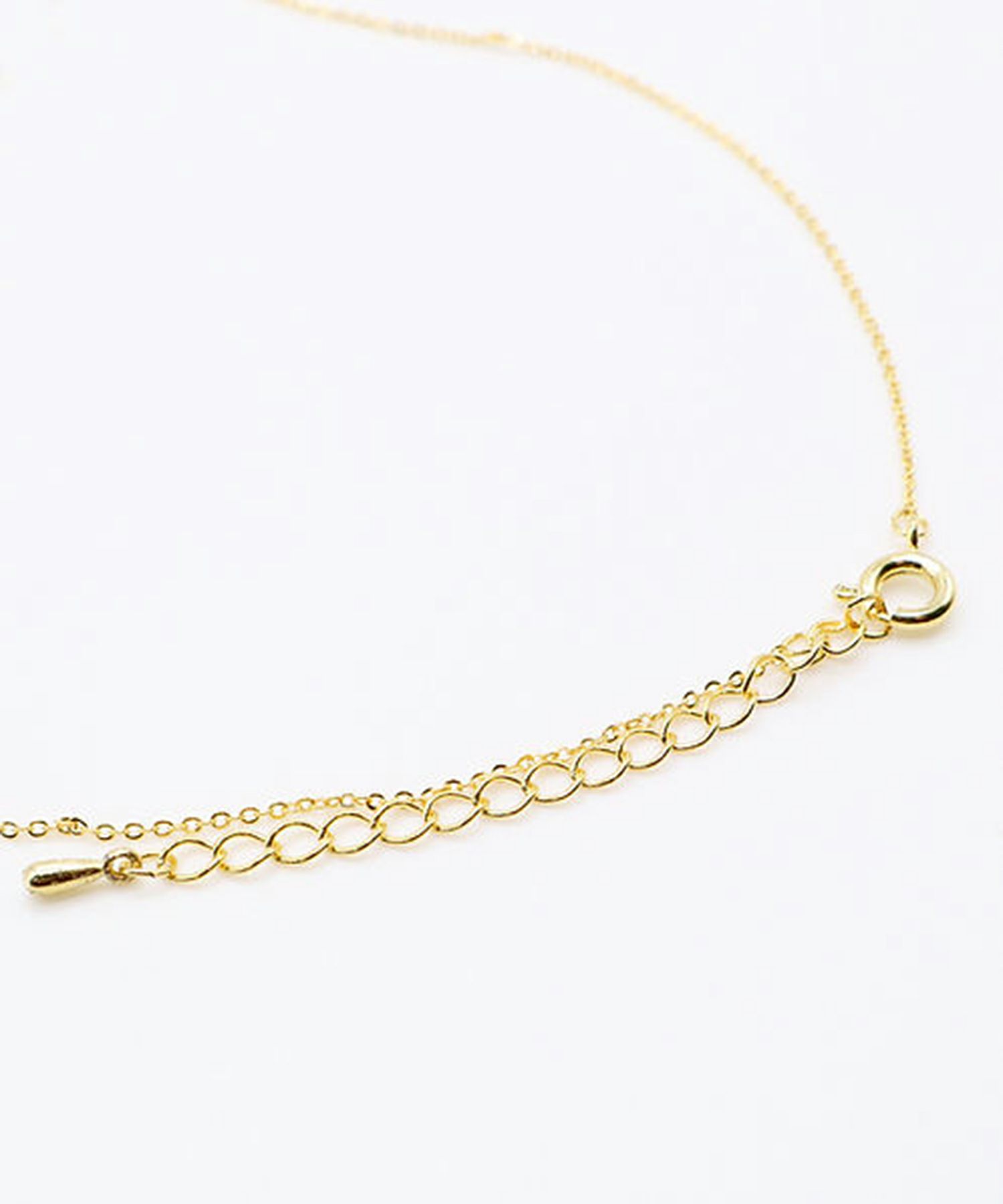 メタルフラワーネックレス1