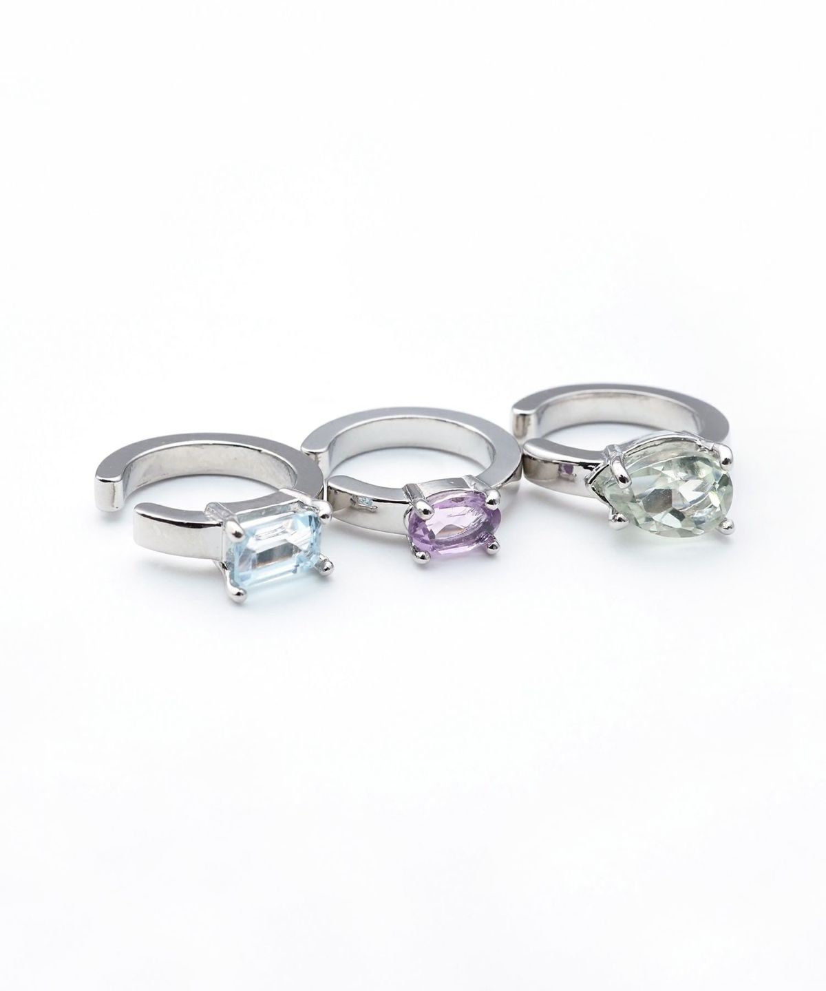 ナチュラルストーンイヤーカフ