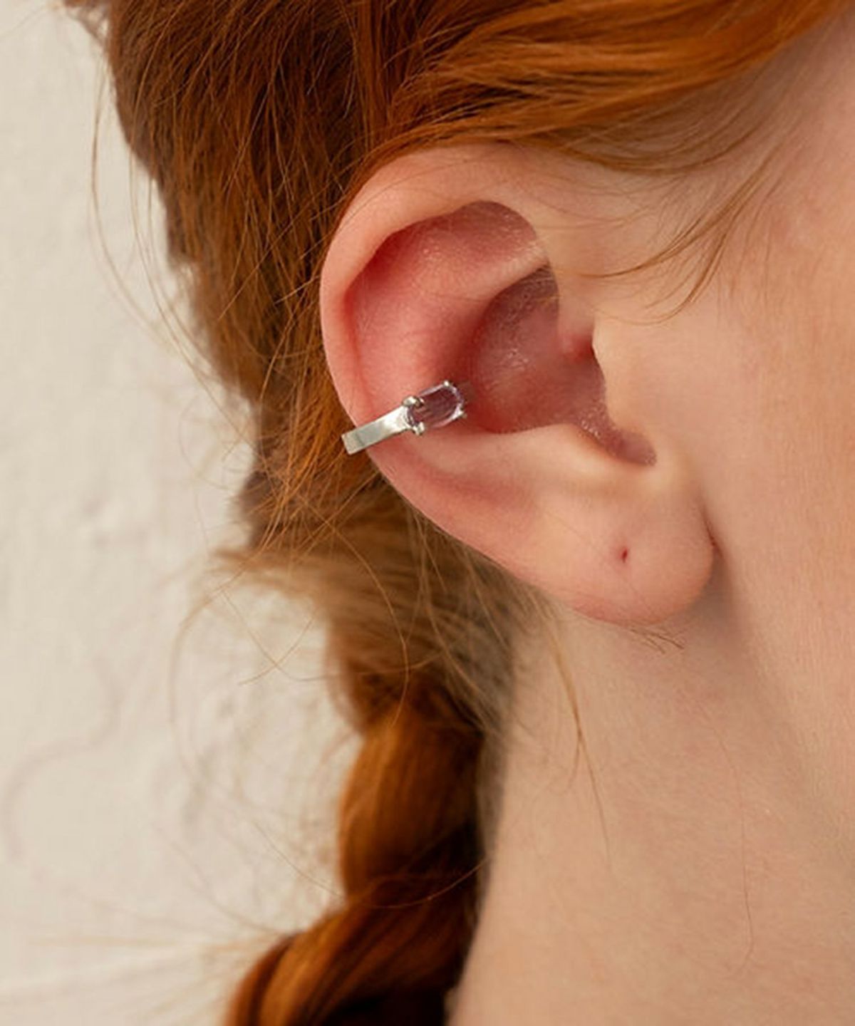 ナチュラルストーンイヤーカフ