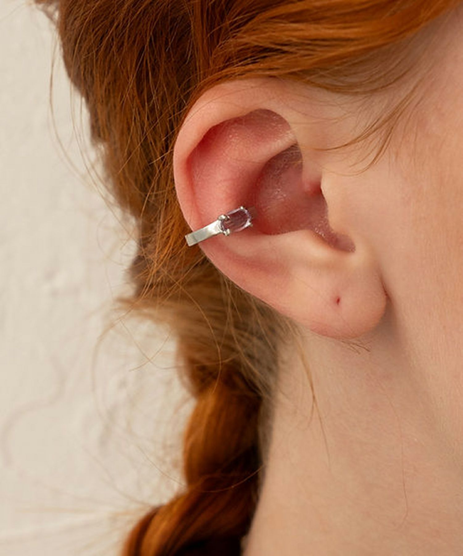 ナチュラルストーンイヤーカフ