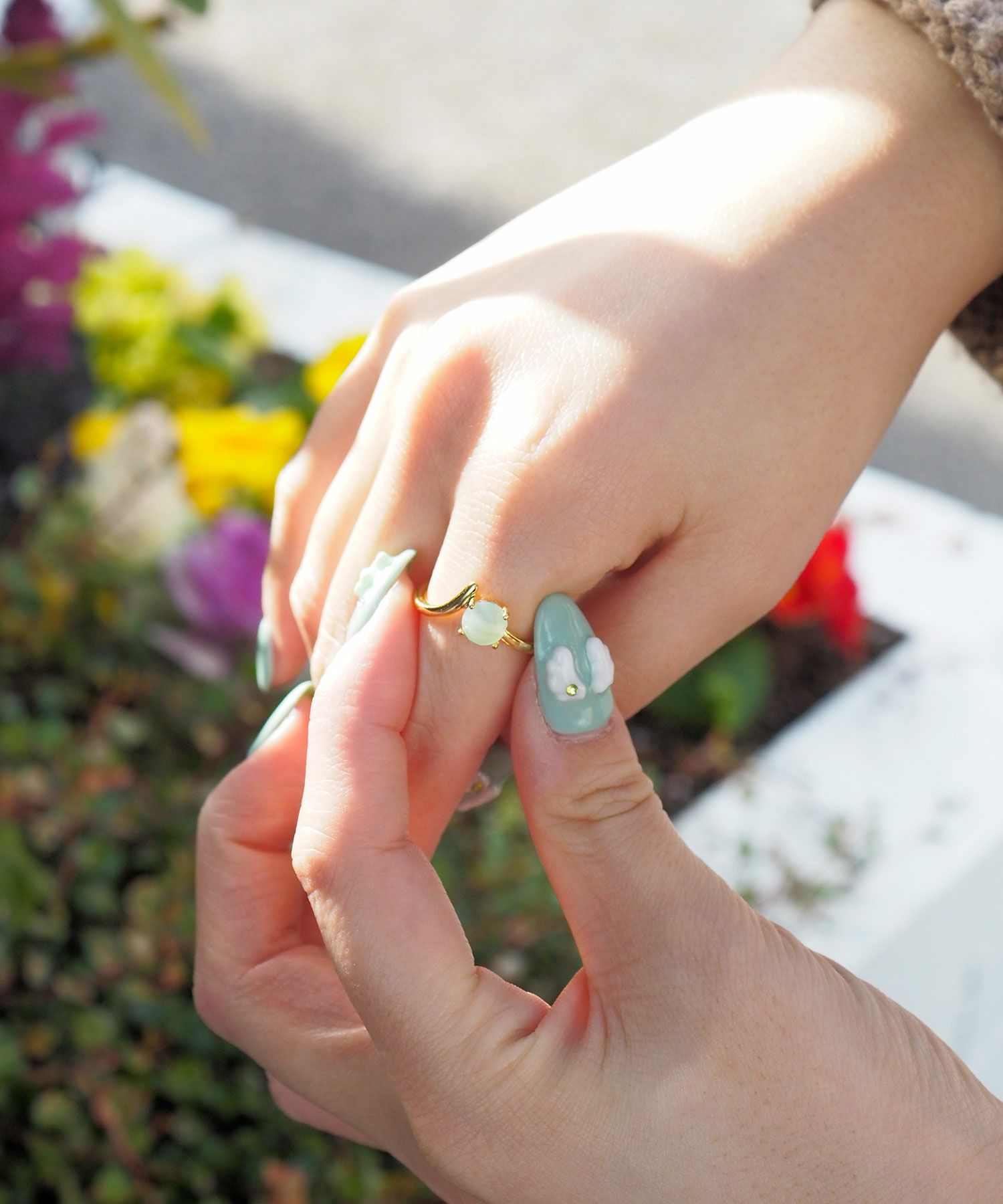 ナチュラルストーンカーブリング