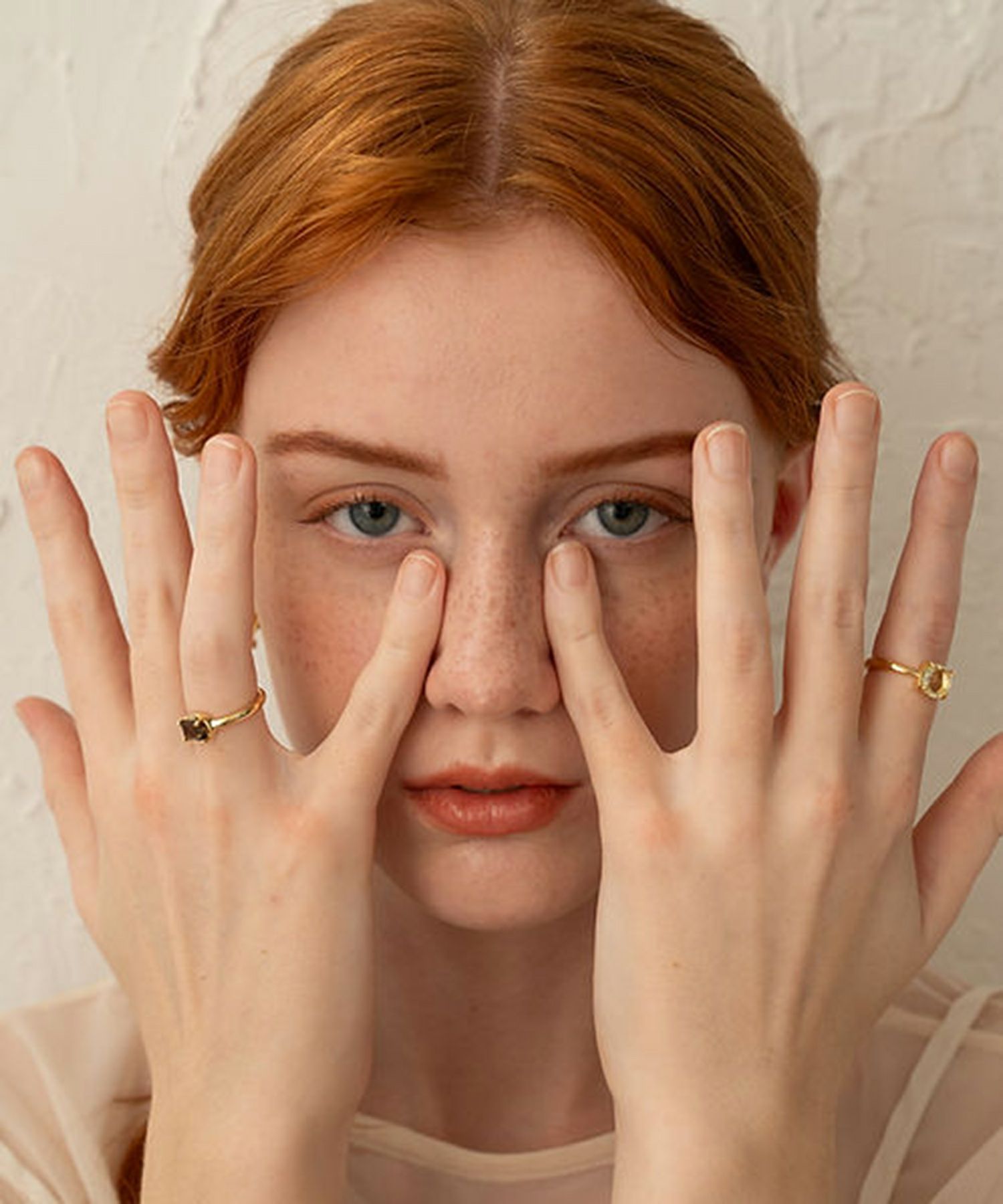 ナチュラルストーンスクエアリング