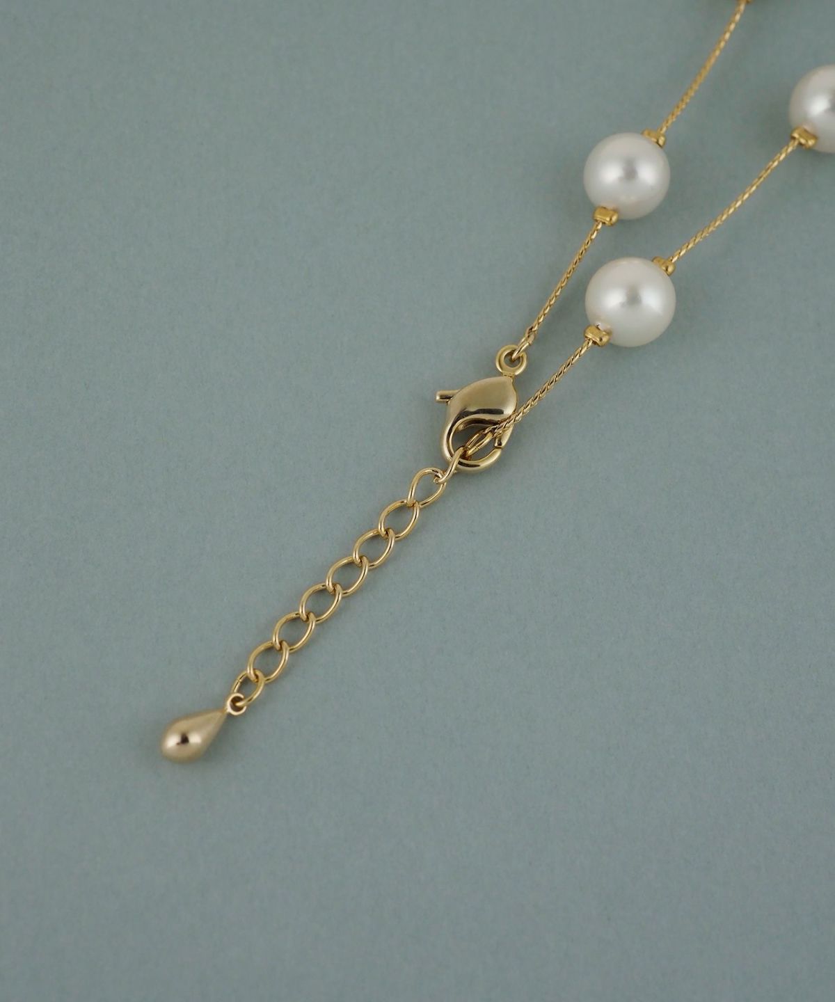 磨き貝パールステーションブレスレット【JUNO PREMIUM】