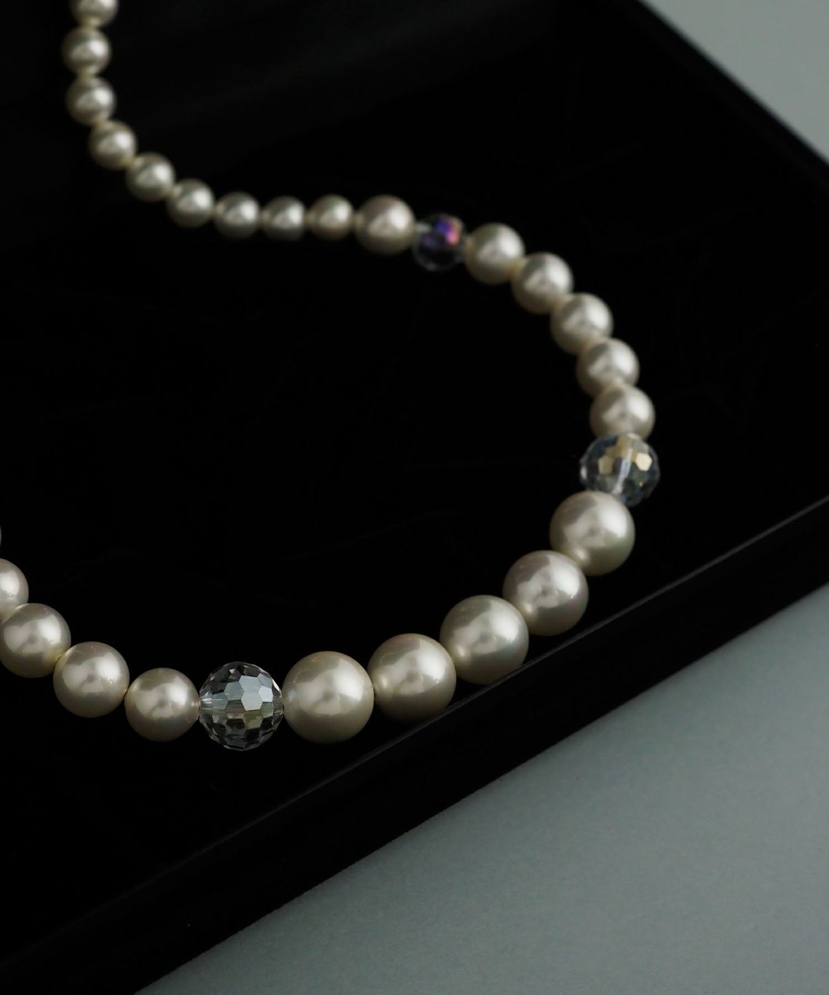 磨き貝パールグラデーションネックレス【JUNO PREMIUM】