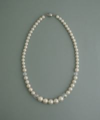 磨き貝パールグラデーションネックレス【JUNO PREMIUM】