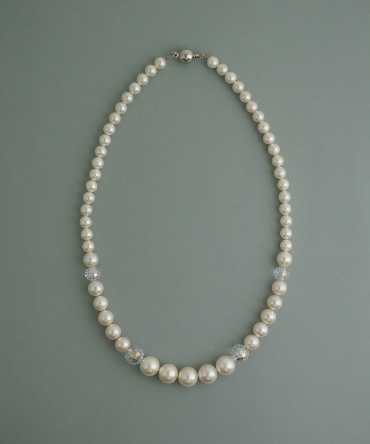 磨き貝パールグラデーションネックレス【JUNO PREMIUM】