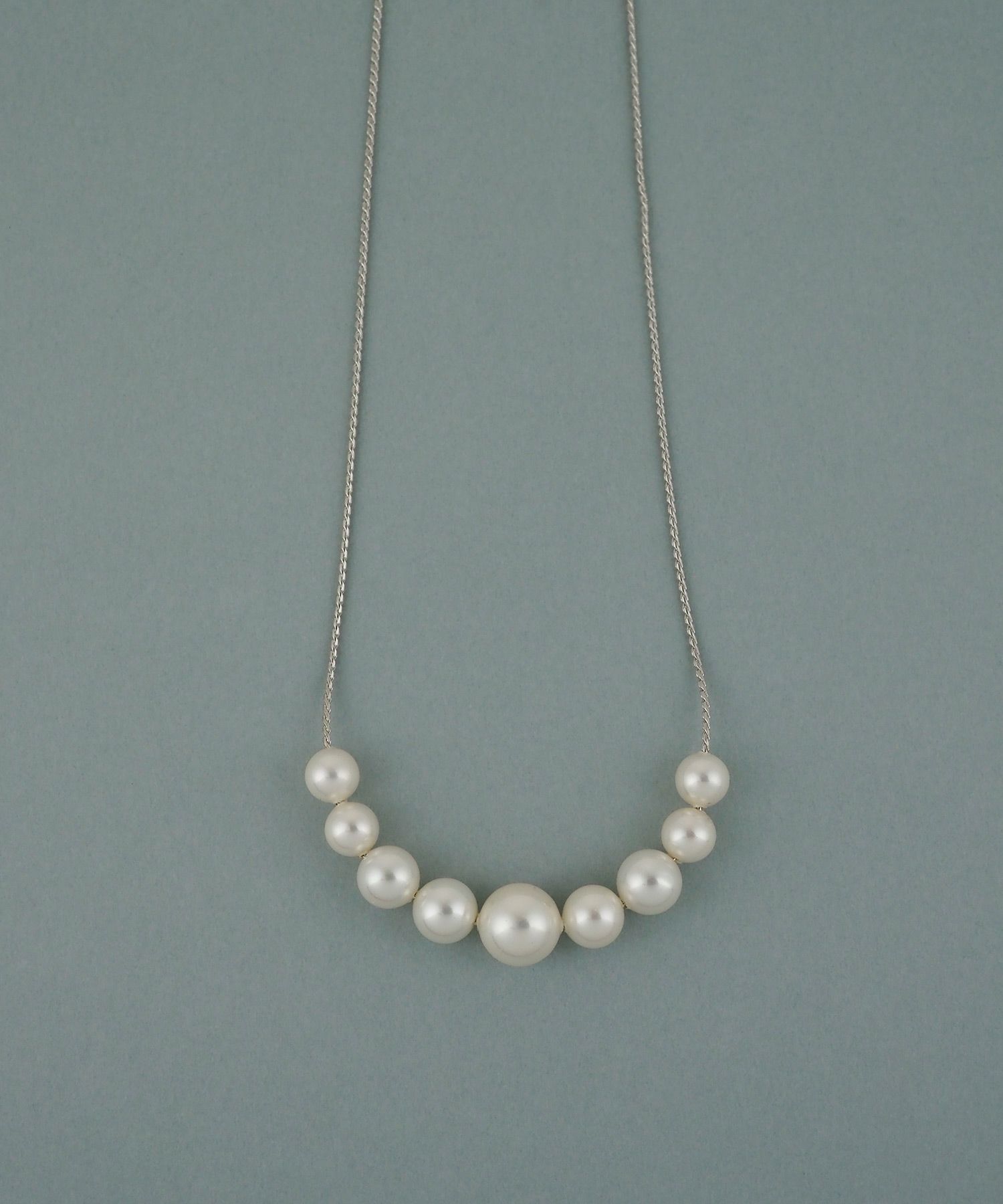 磨き貝パールフロントロングネックレス【JUNO PREMIUM】