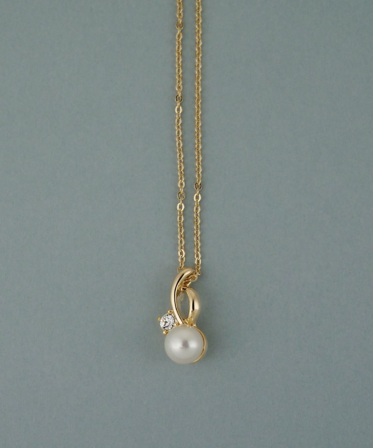 磨き貝パールヒネリビジューネックレス【JUNO PREMIUM】