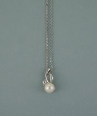 磨き貝パールヒネリビジューネックレス【JUNO PREMIUM】