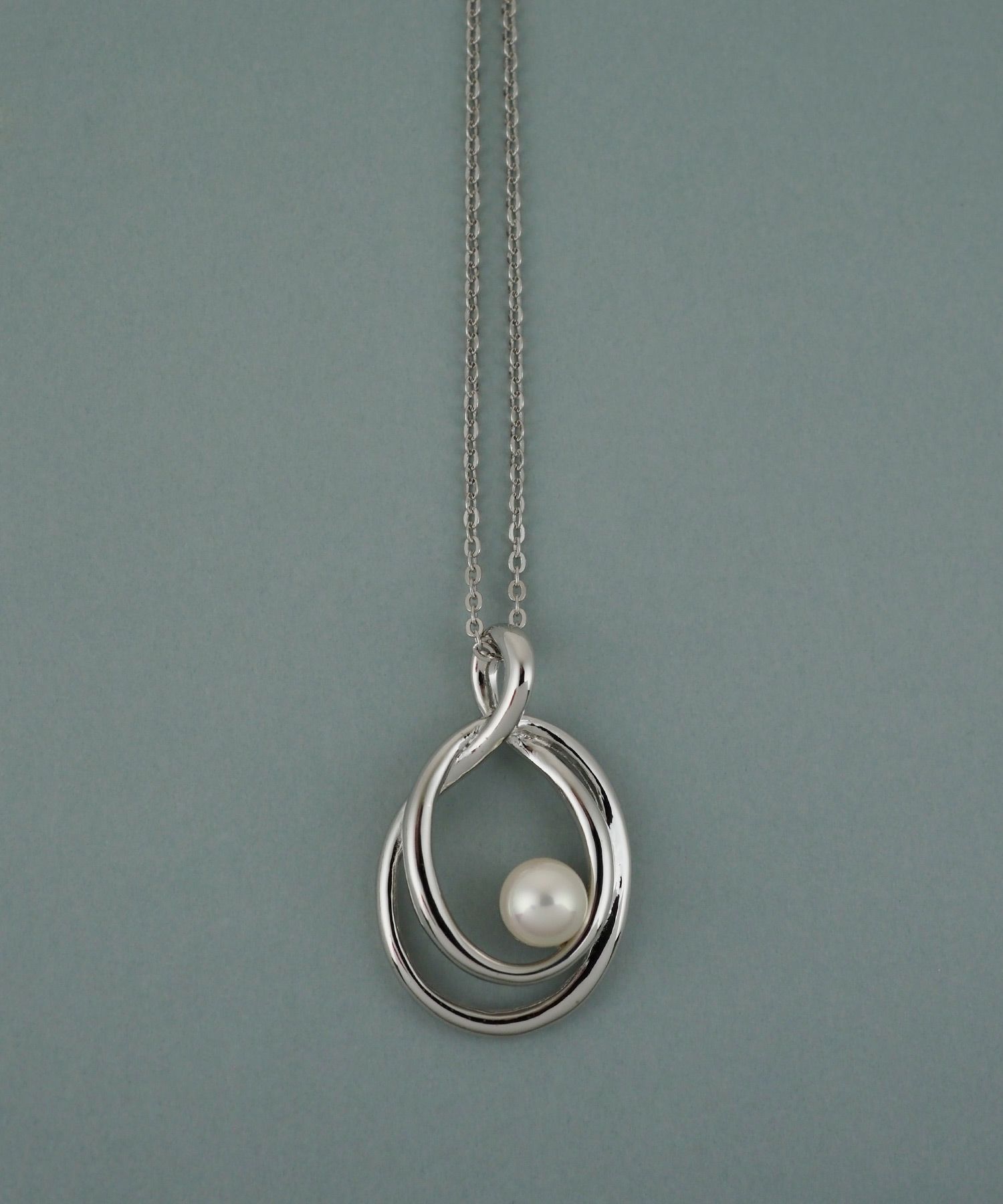 磨き貝パールシズクロングネックレス【JUNO PREMIUM】