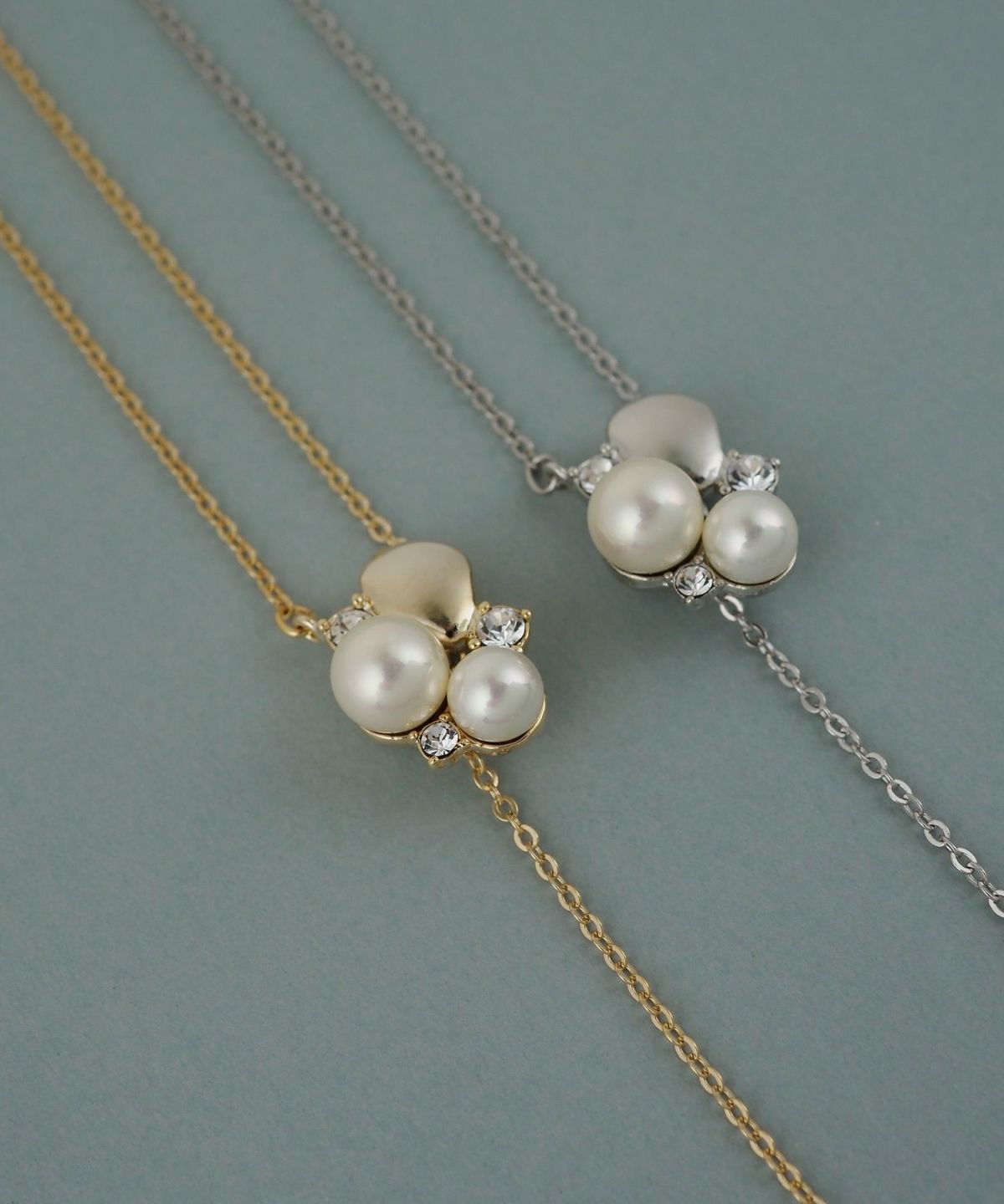 磨き貝パールY字ロングネックレス【JUNO PREMIUM】