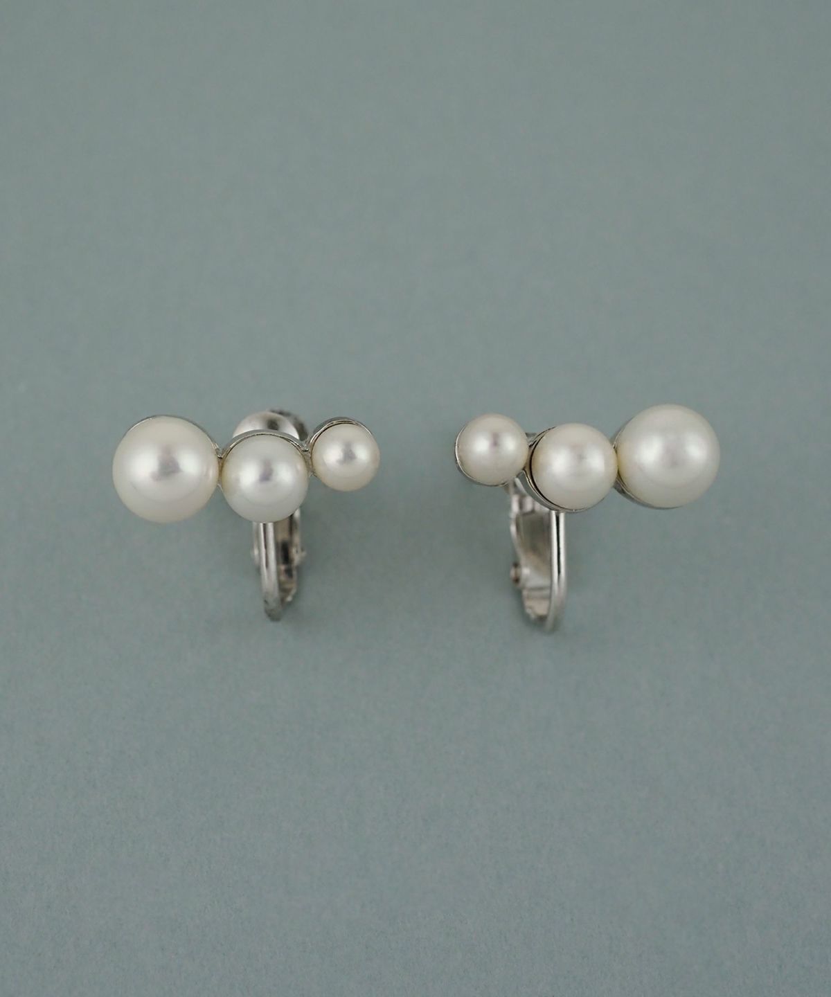 磨き貝パールフローイヤリング【JUNO PREMIUM】