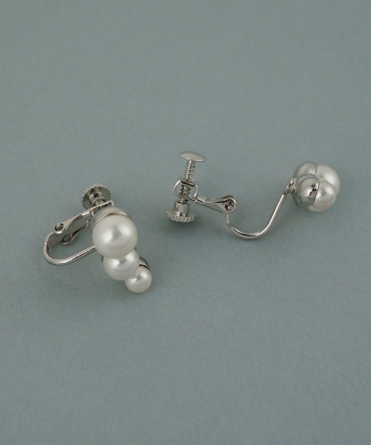 磨き貝パールフローイヤリング【JUNO PREMIUM】