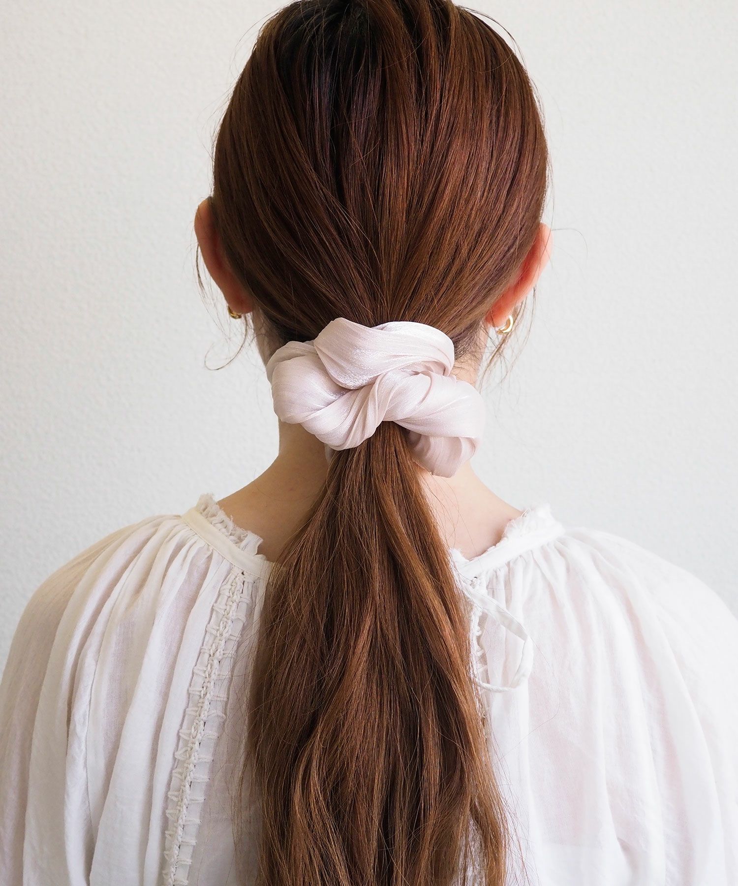 ウェーブシフォンシュシュ