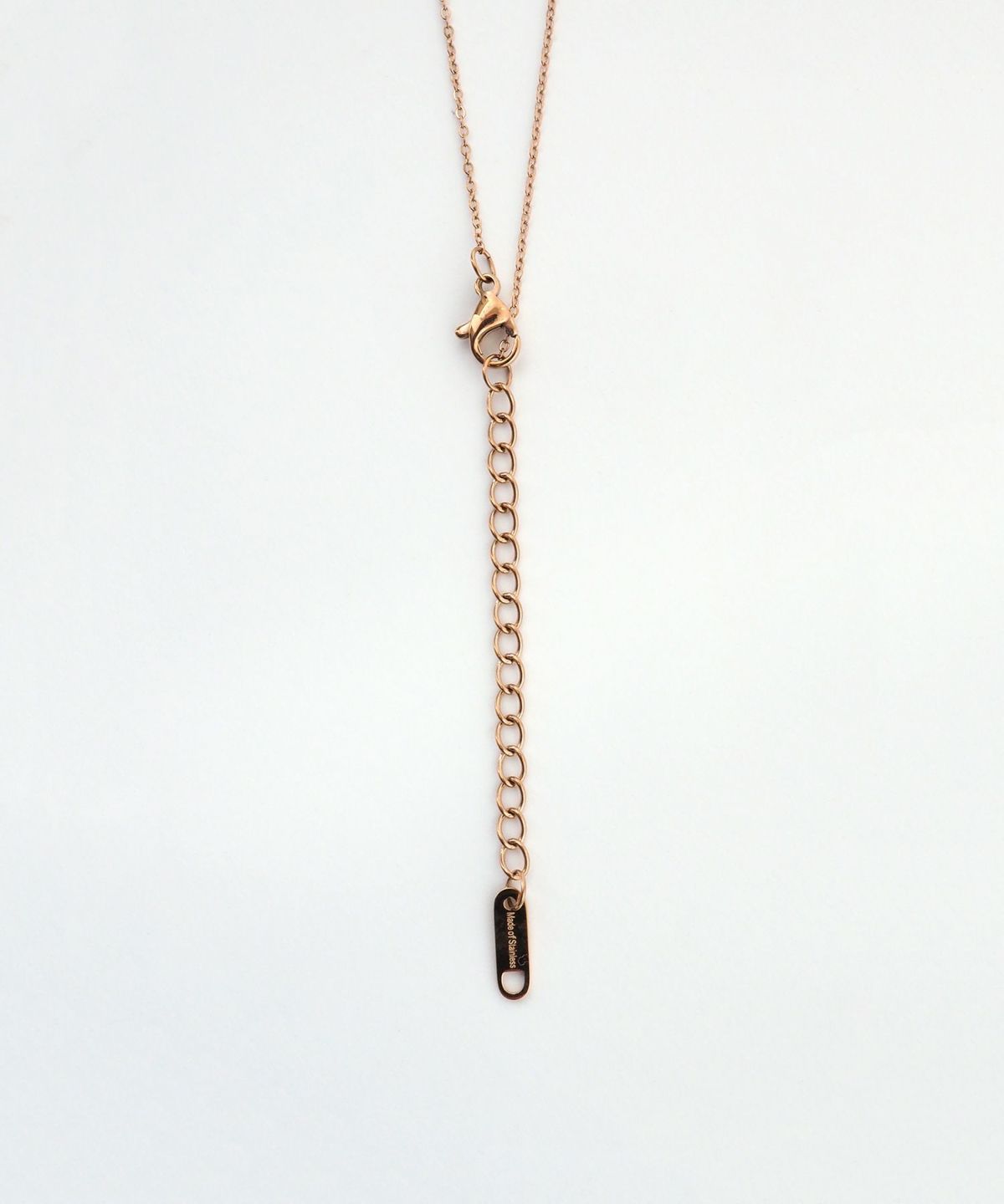 メタルハートステンレスネックレス