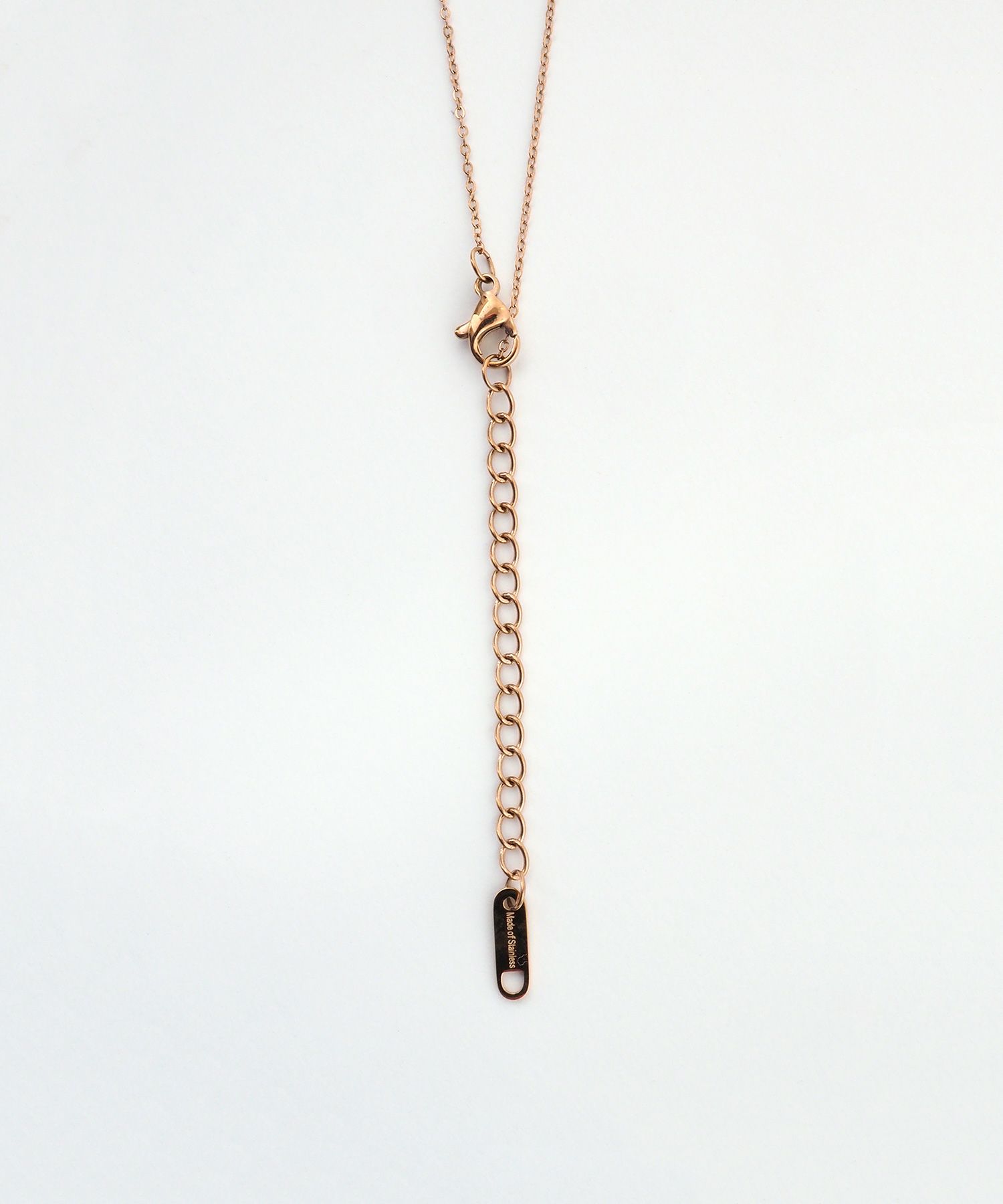 メタルハートステンレスネックレス