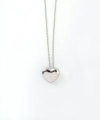 メタルハートステンレスネックレス