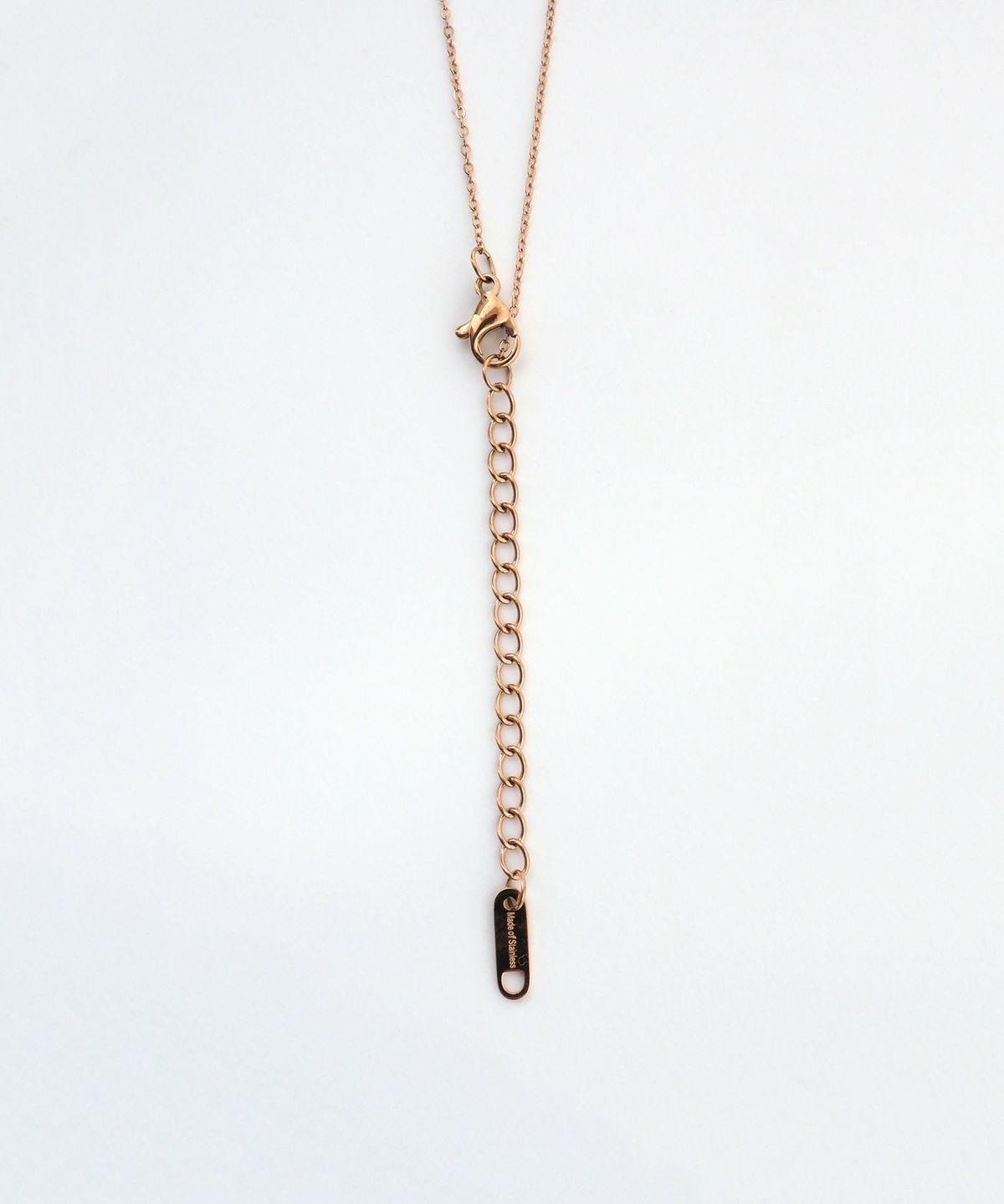 メタルドロップステンレスネックレス