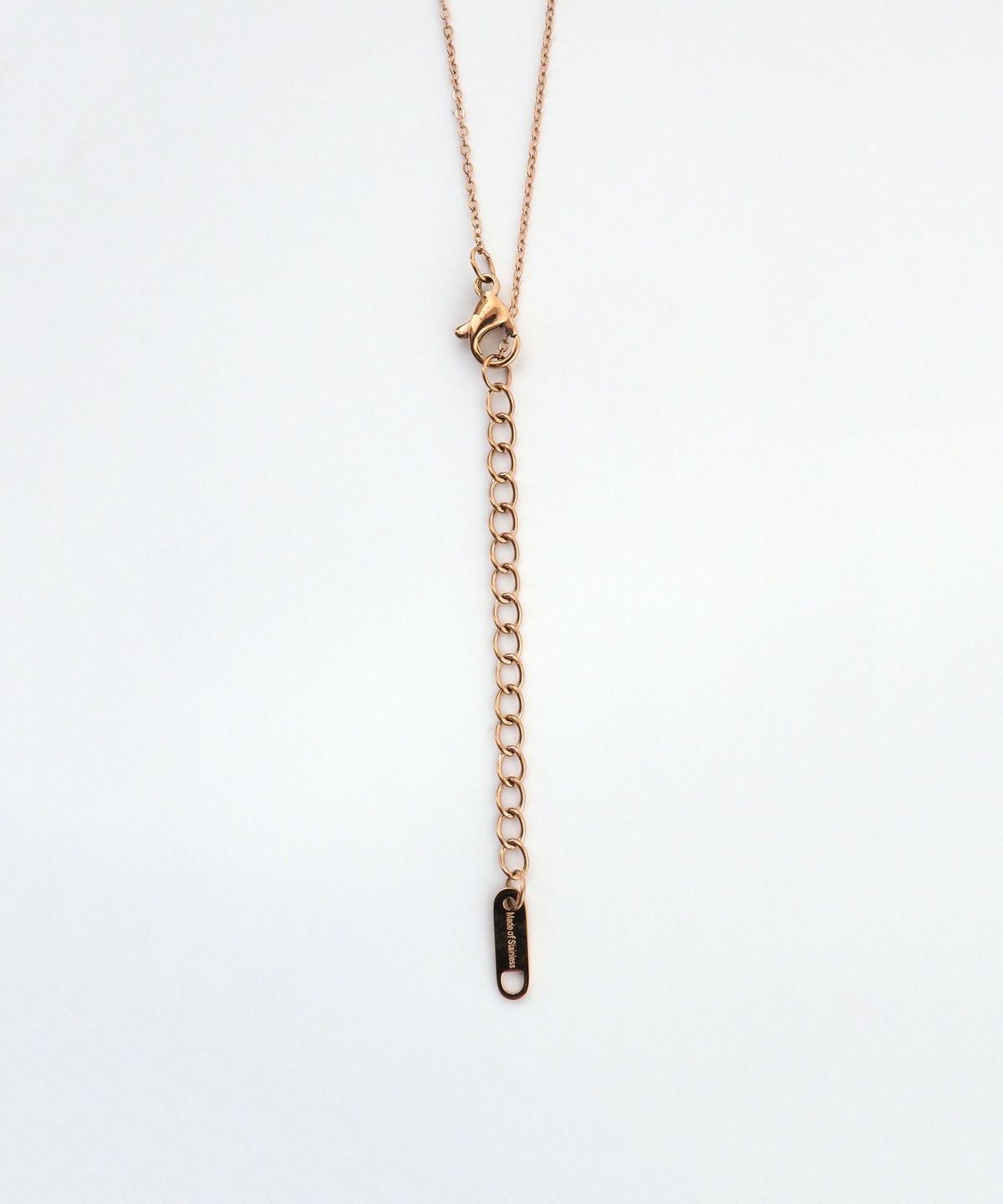 サークルメタルステンレスネックレス