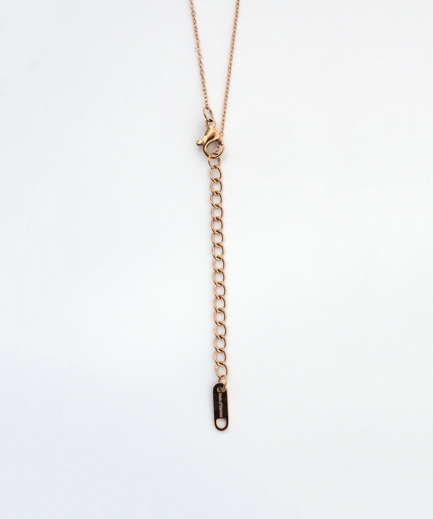 サークルメタルステンレスネックレス