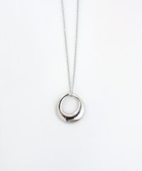 サークルメタルステンレスネックレス
