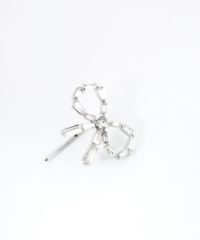 ビジューリボンポニーフック