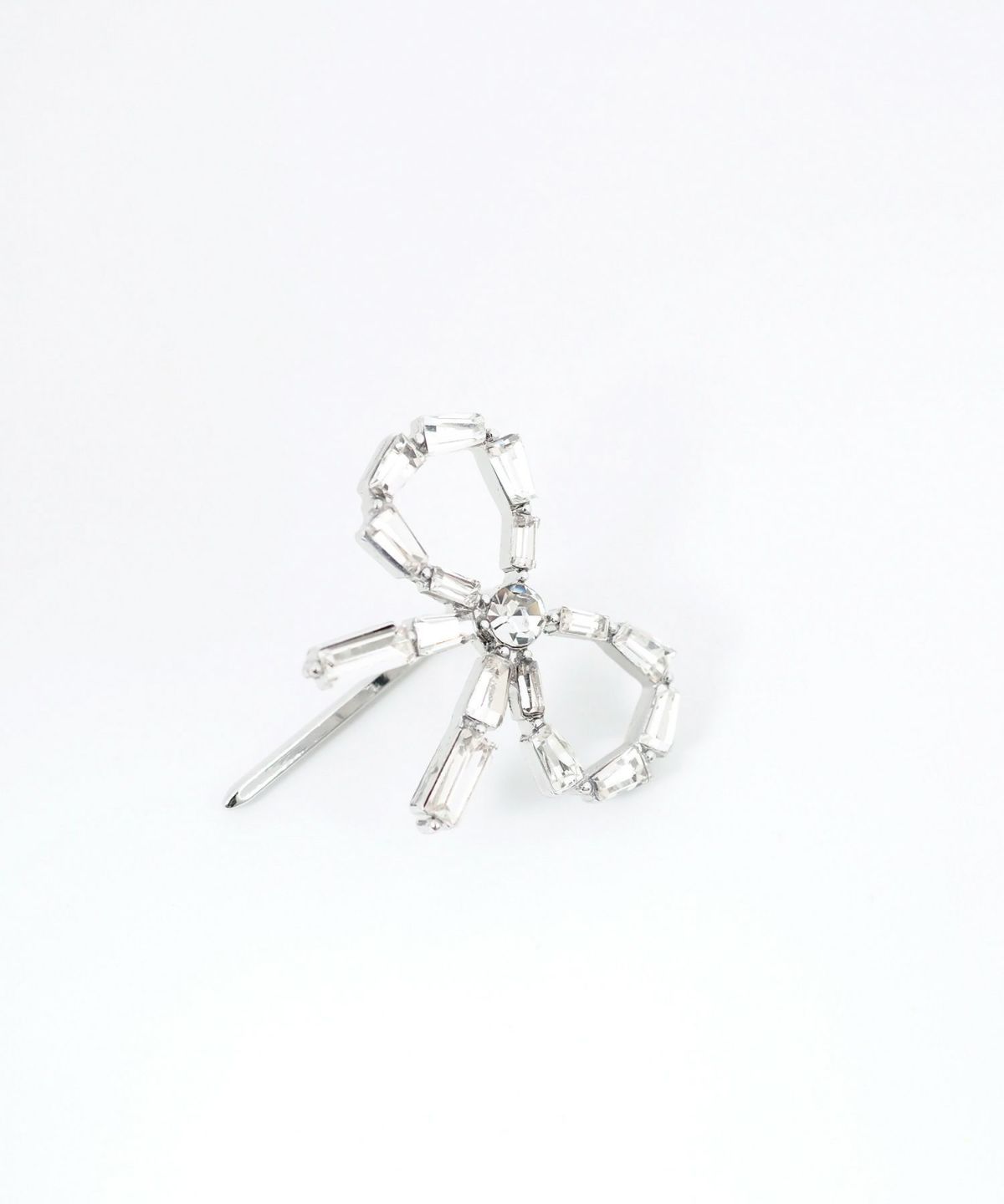 ビジューリボンポニーフック