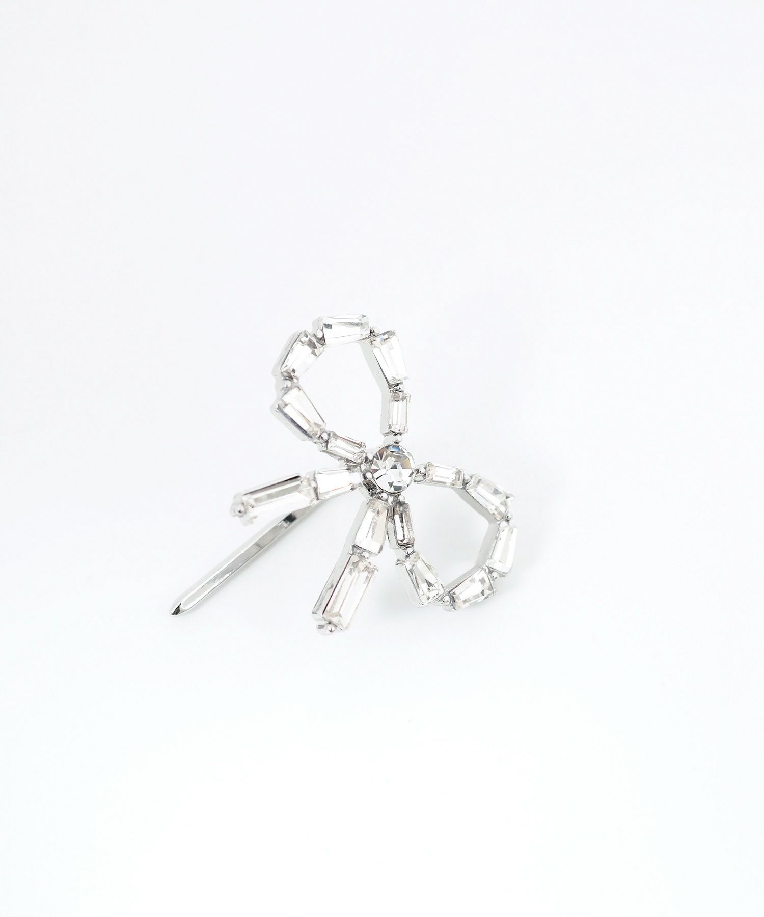 ビジューリボンポニーフック