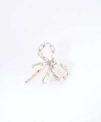 ビジューリボaンポニーフック