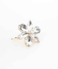 ビジューフラワーポニーフック