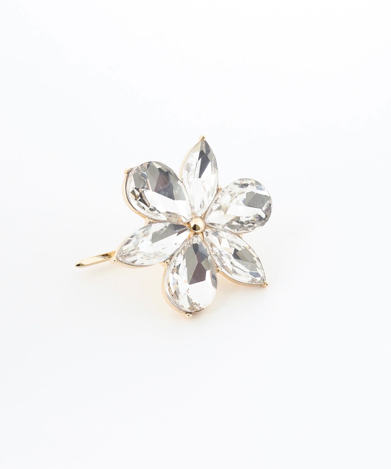 ビジューフラワーポニーフック