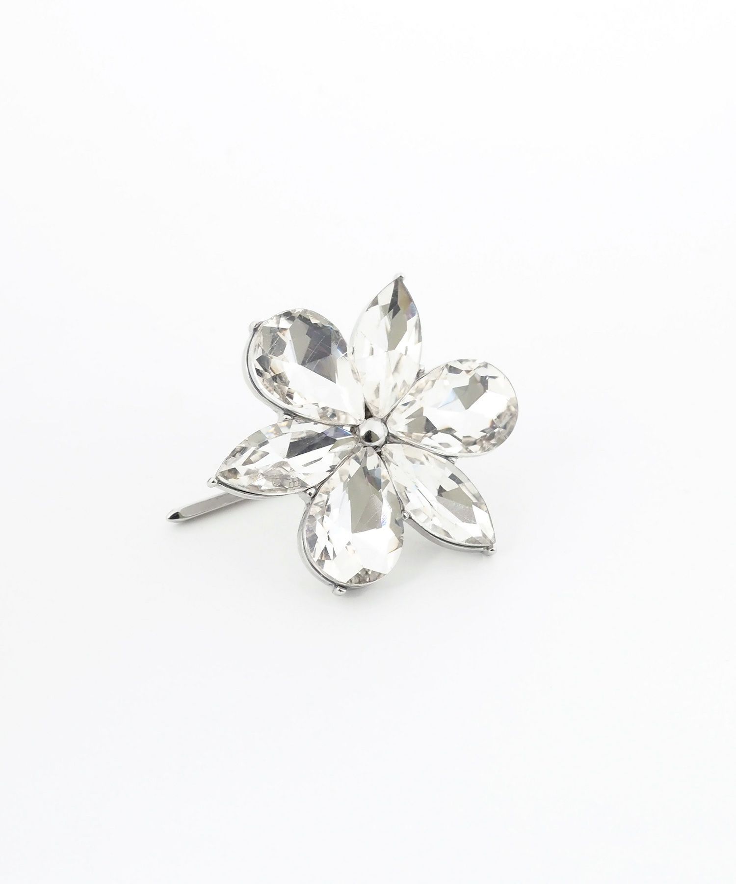 ビジューフラワーポニーフック