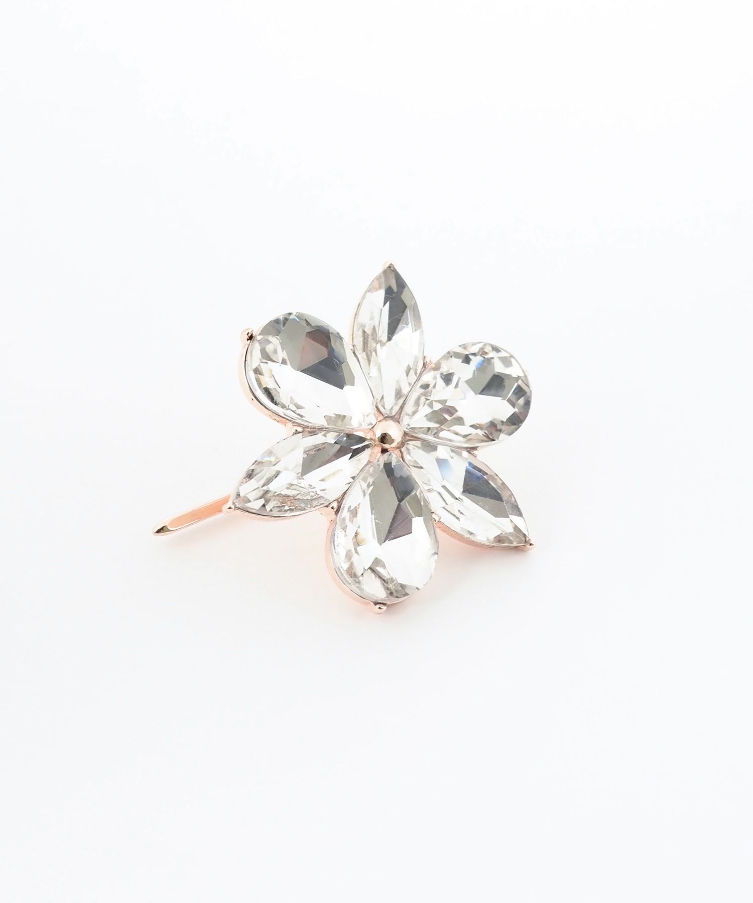 ビジューフラワーポニーフック