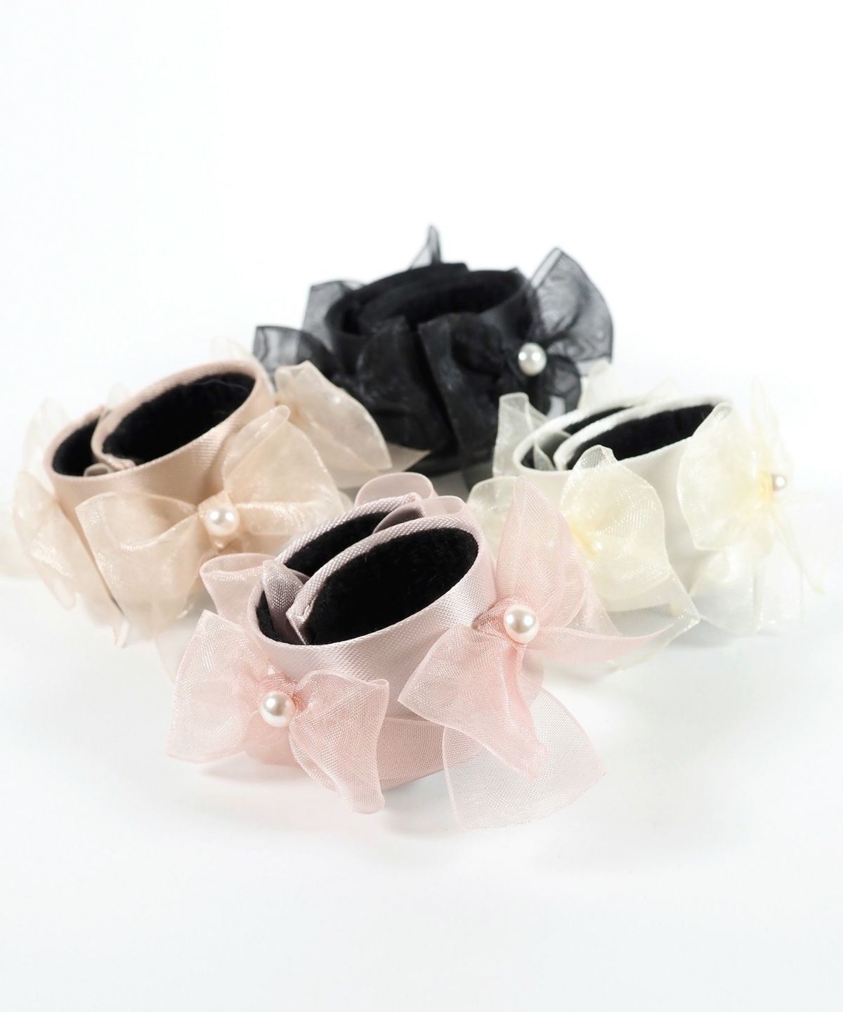 シアーリボンフック付きシュフィー