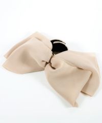 シフォンボリュームリボンフック付きシュフィー