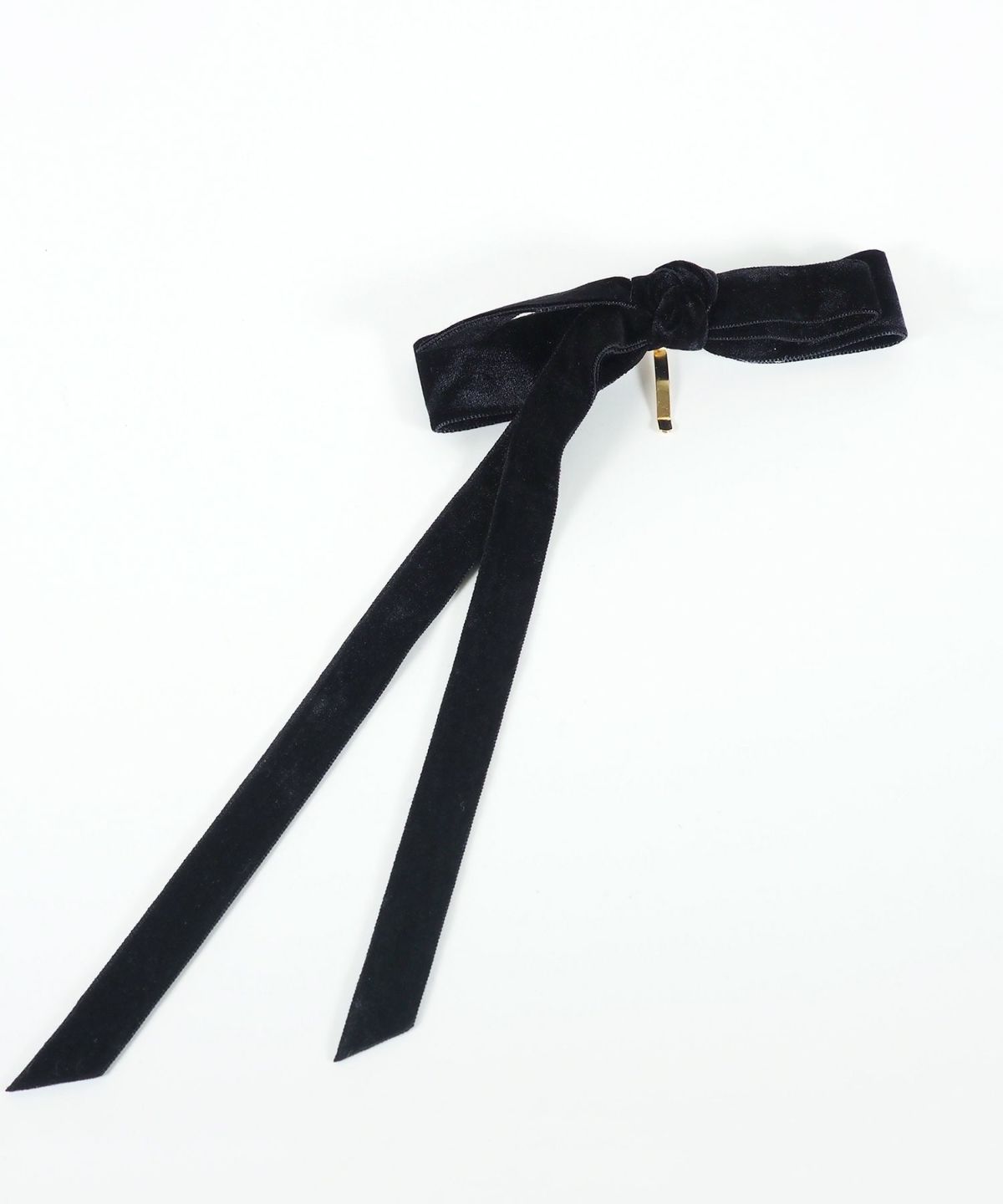 アシメロングリボンポニーフック