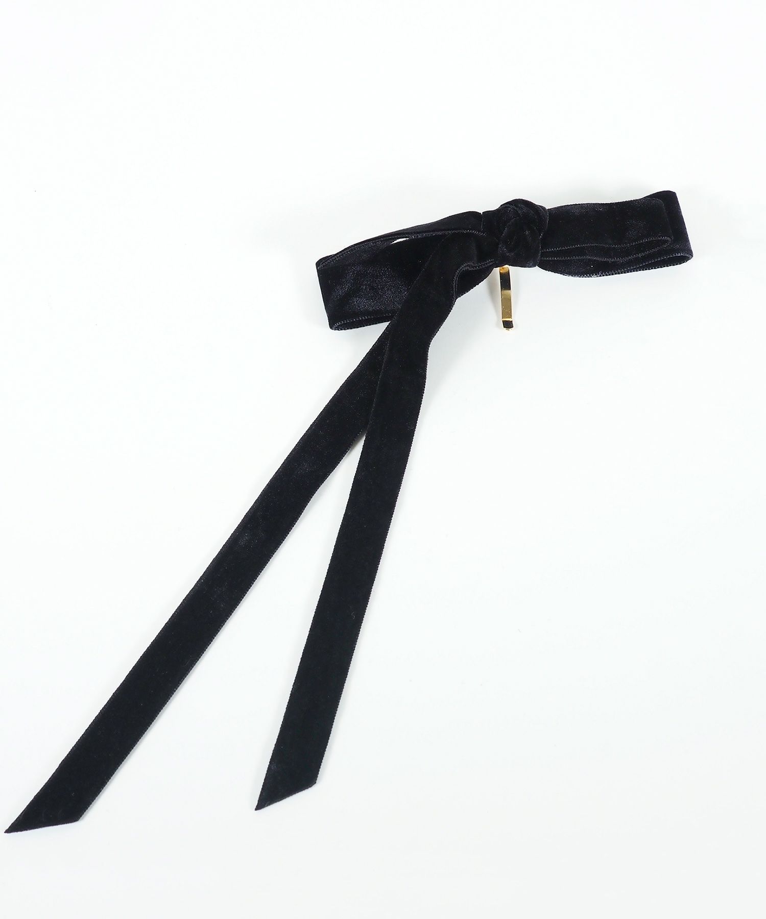 アシメロングリボンポニーフック