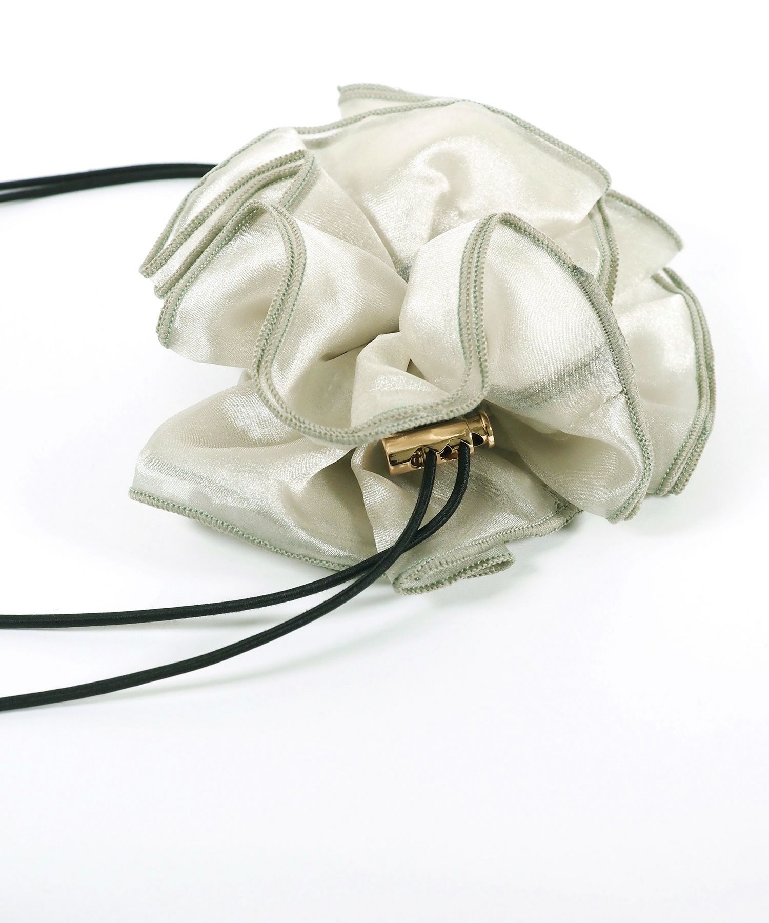 オーガンジードローコードシュシュ