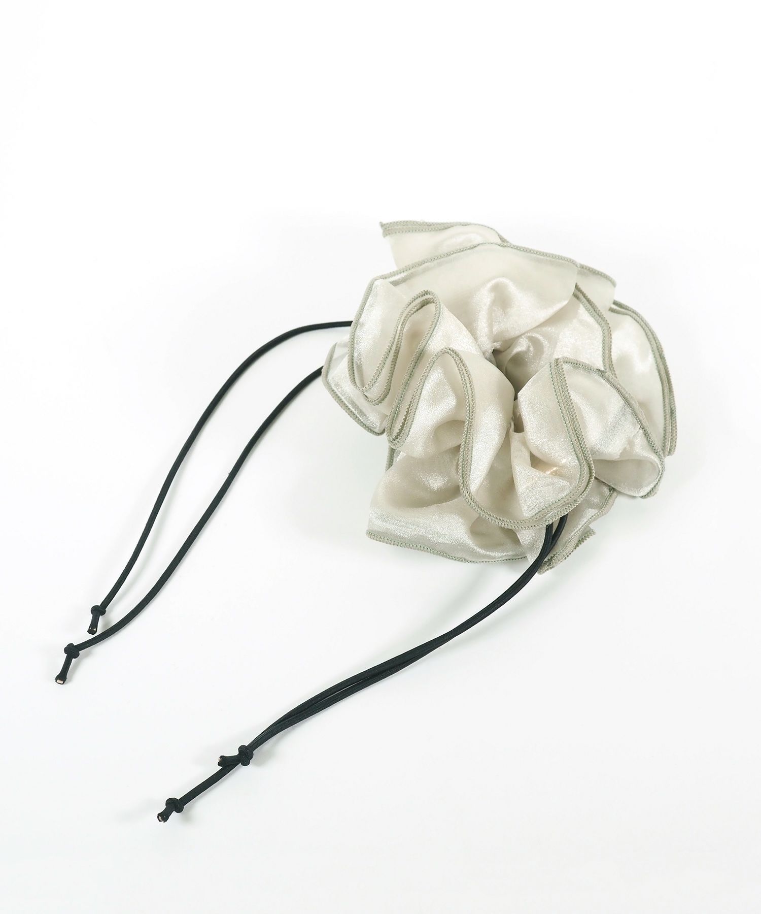 オーガンジードローコードシュシュ