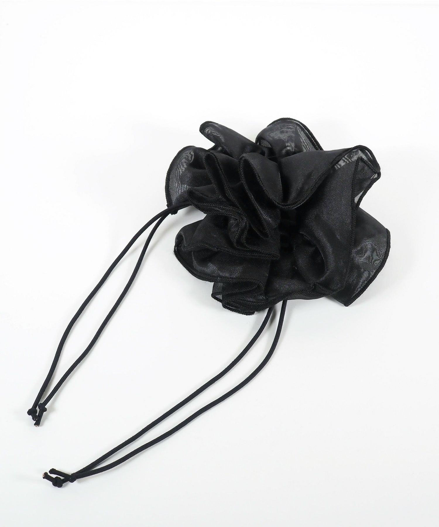 オーガンジードローコードシュシュ