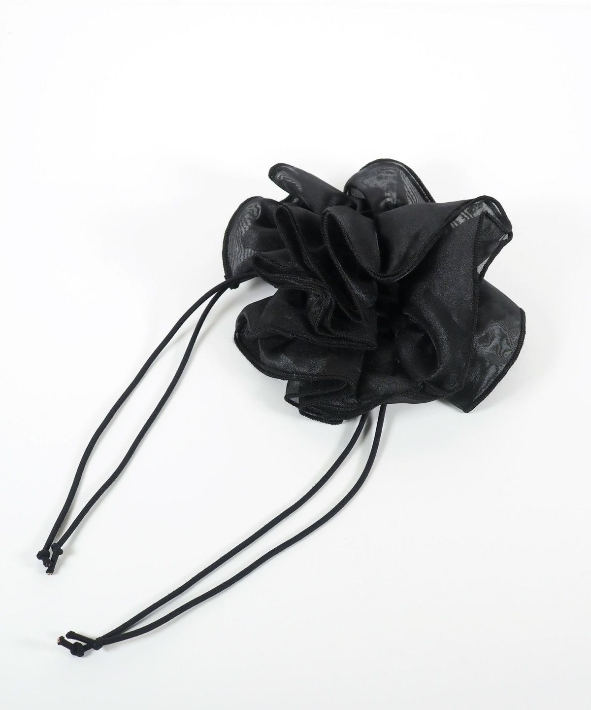 オーガンジードローコードシュシュ