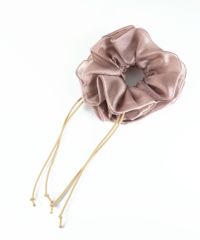 オーガンジードローコードシュシュ