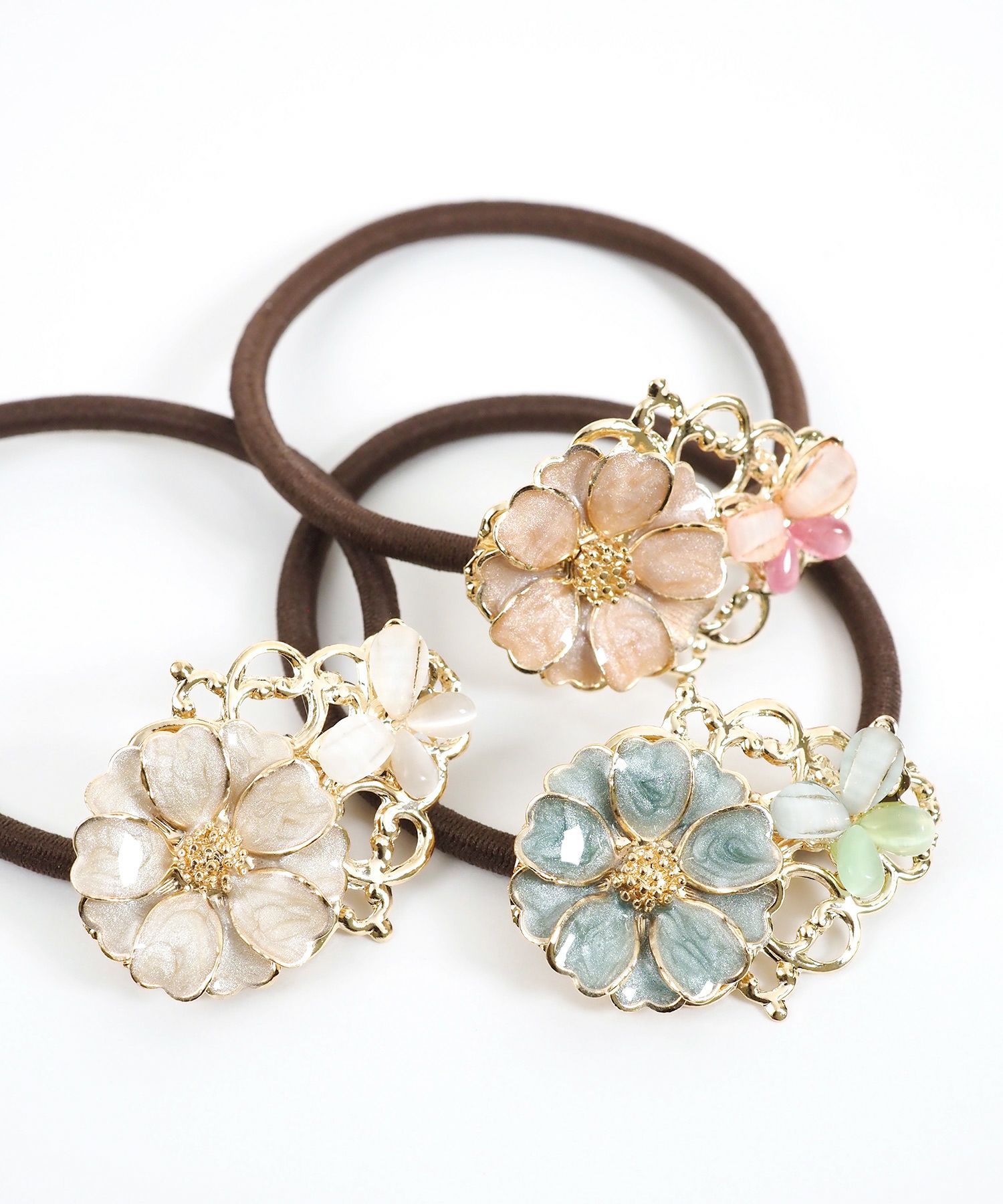 メタルフラワーマーブルポニー