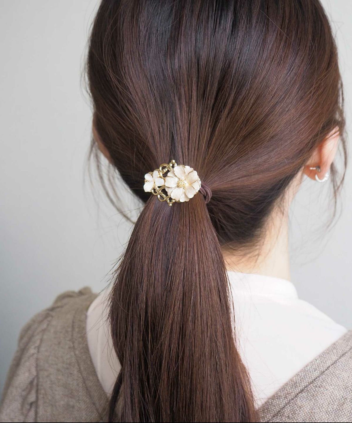 メタルフラワーマーブルポニー