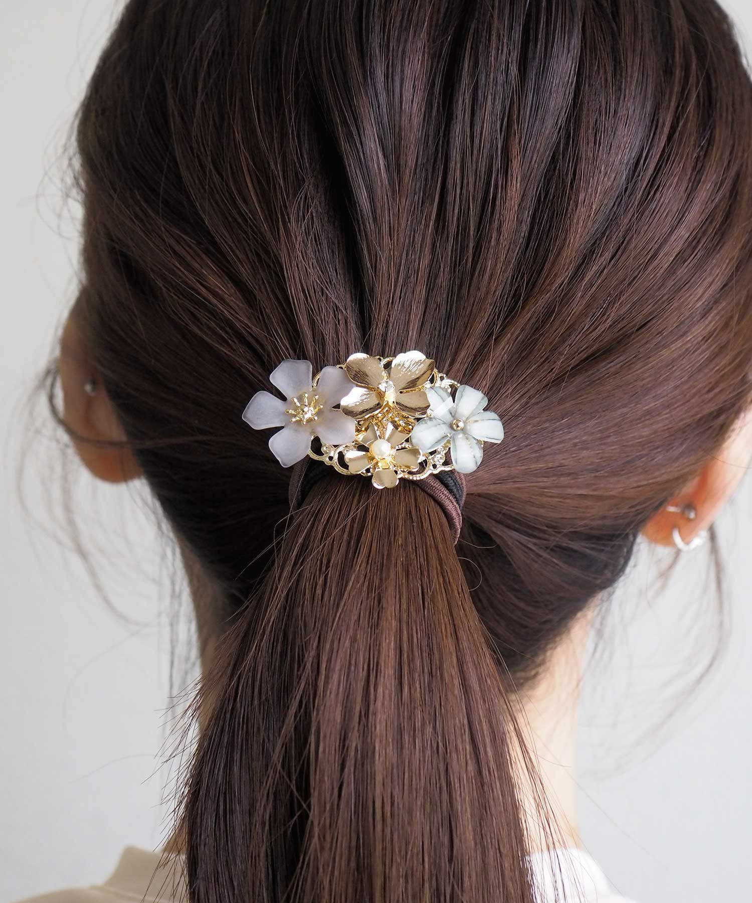 メタルフラワーブーケポニー