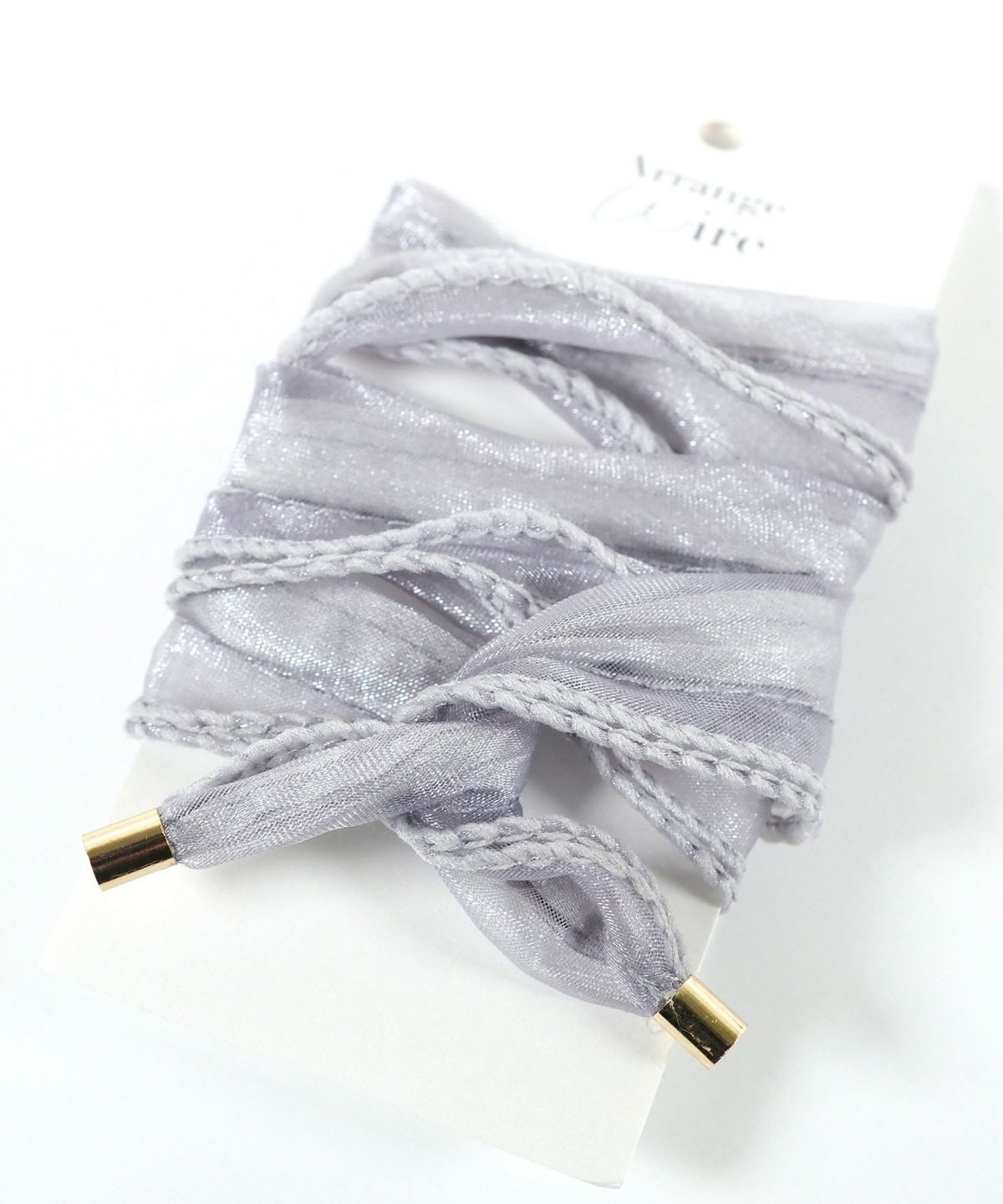 オーガンジーワイヤーポニー