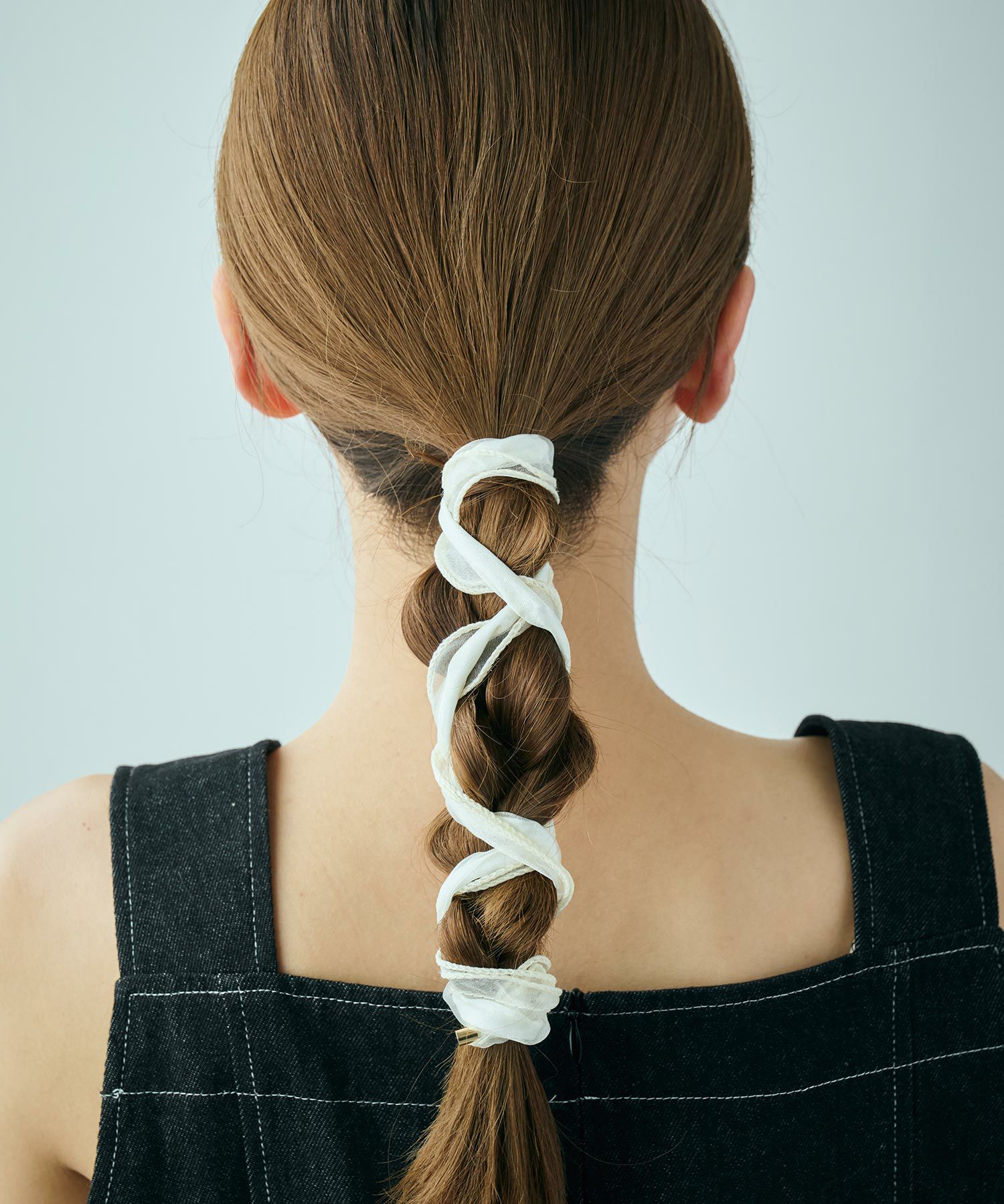 オーガンジーワイヤーポニー