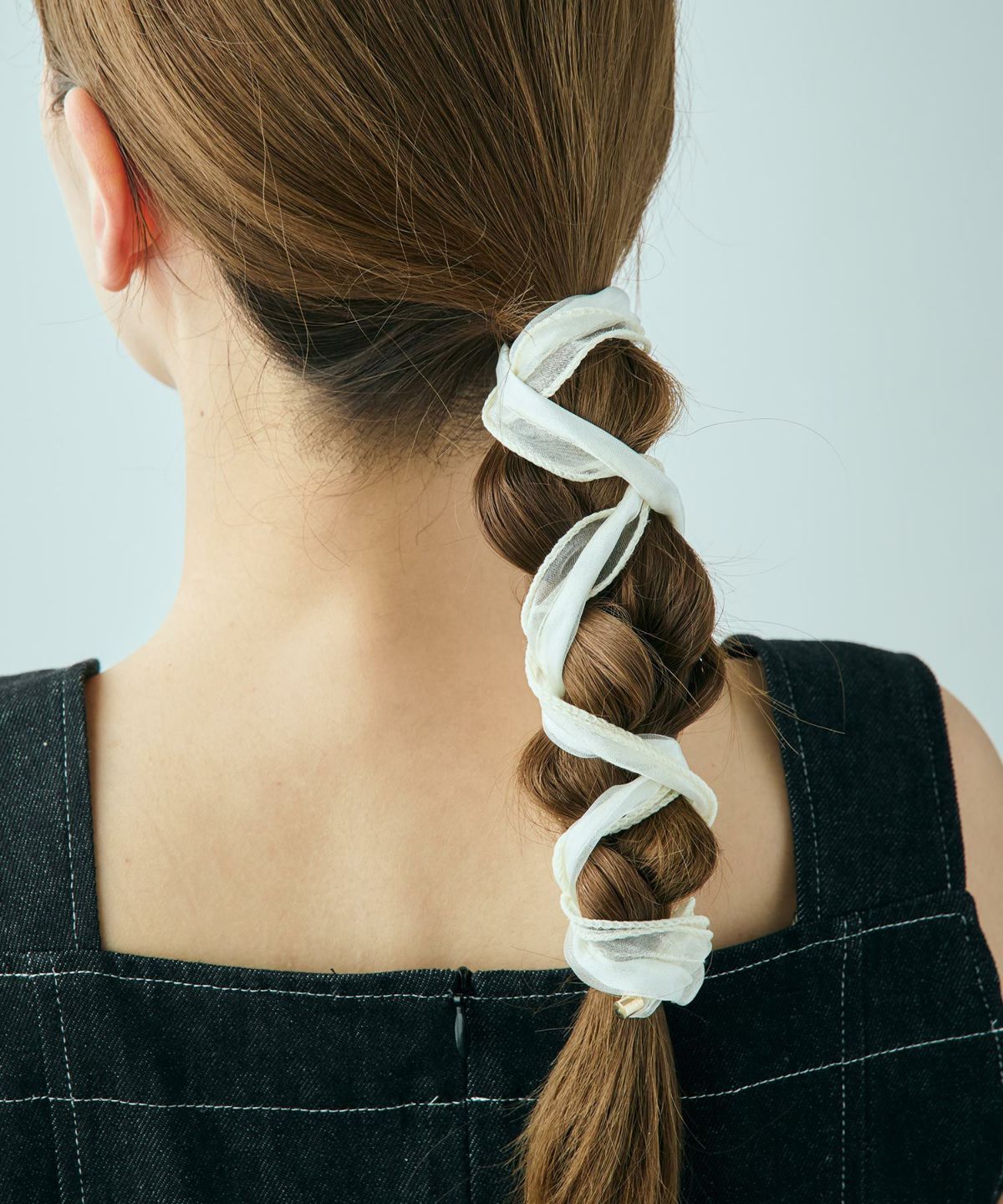 オーガンジーワイヤーポニー